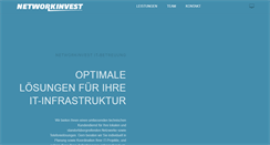 Desktop Screenshot of networkinvest.de